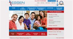 Desktop Screenshot of essenmd.com